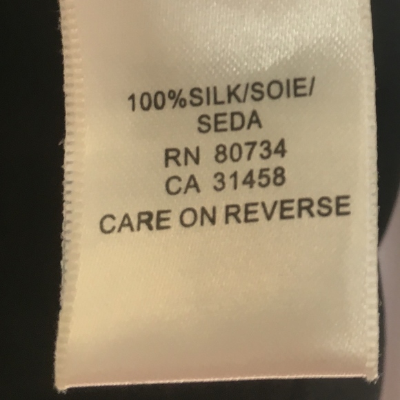 BCBG MaxAria Silk black strapless dress S - Picture 9 of 9